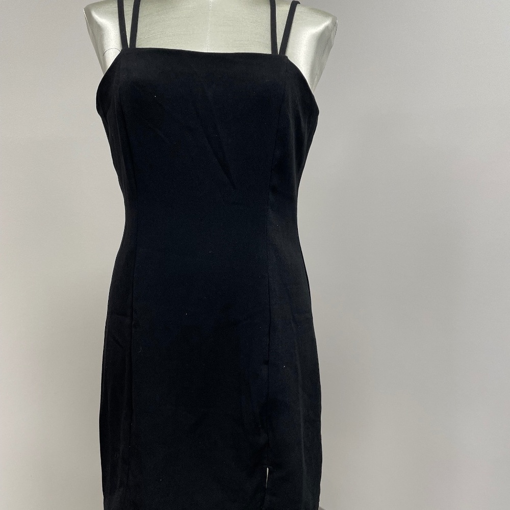 NWT She & Sky Black Dress - Strappy Back